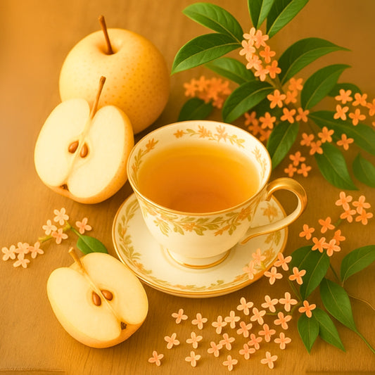 【秋季限定/フレーバーティー】金木犀&梨（紅茶入り煎茶）